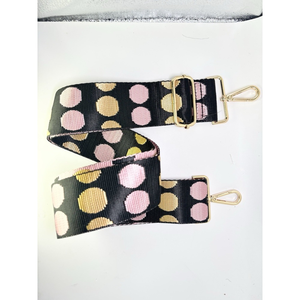 Black/Pink Pair Adjustable Replacement Purse Cros… - image 2